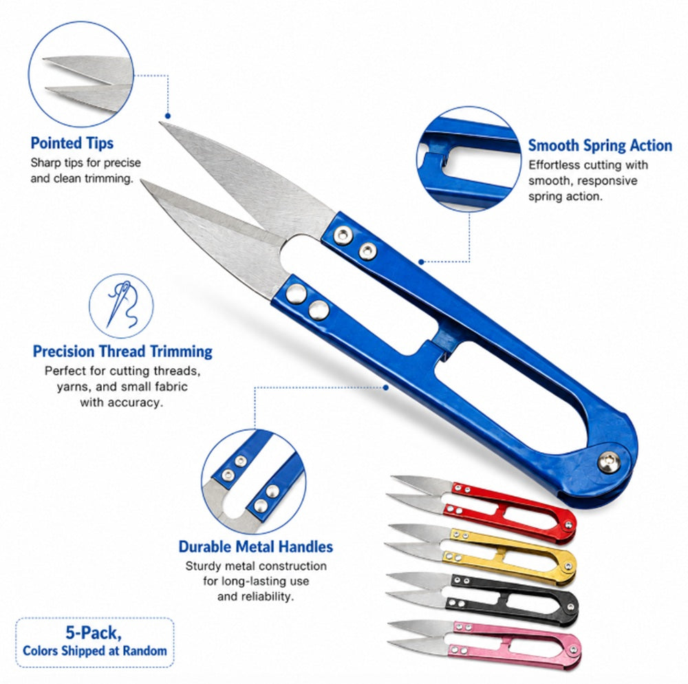 5-Pack Sewing Thread Snips & Yarn Cutters | TIKA