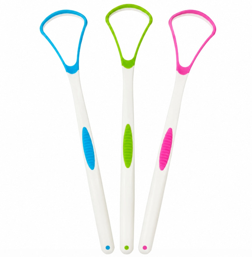 3-Pack Reusable Tongue Scrapers for Adults | TIKA