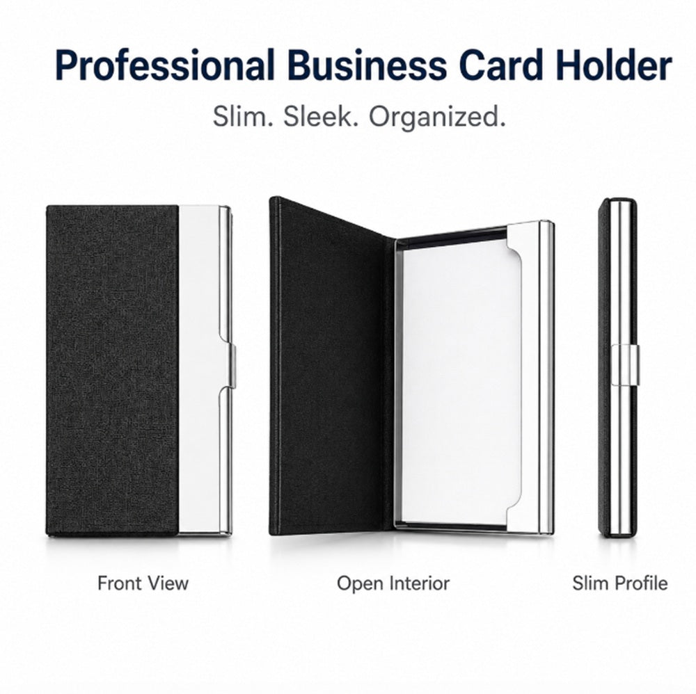 Slim PU Leather Card Holder Wallet | TIKA