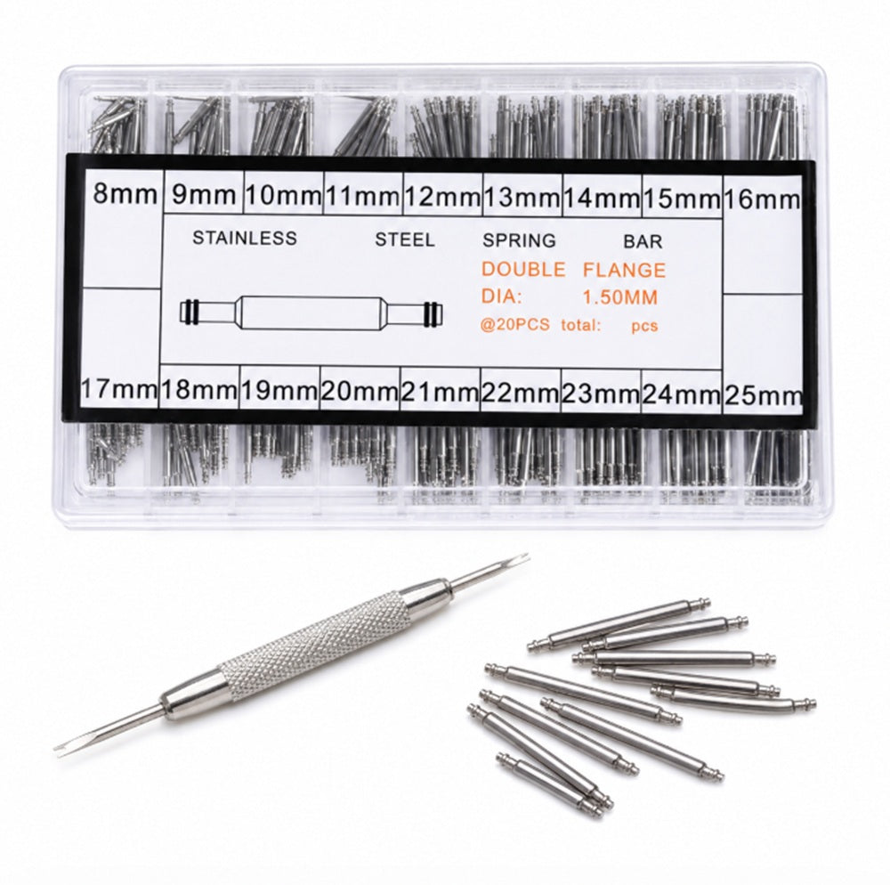 360-Piece Watch Band Spring Bar Kit with Remover | TIKA