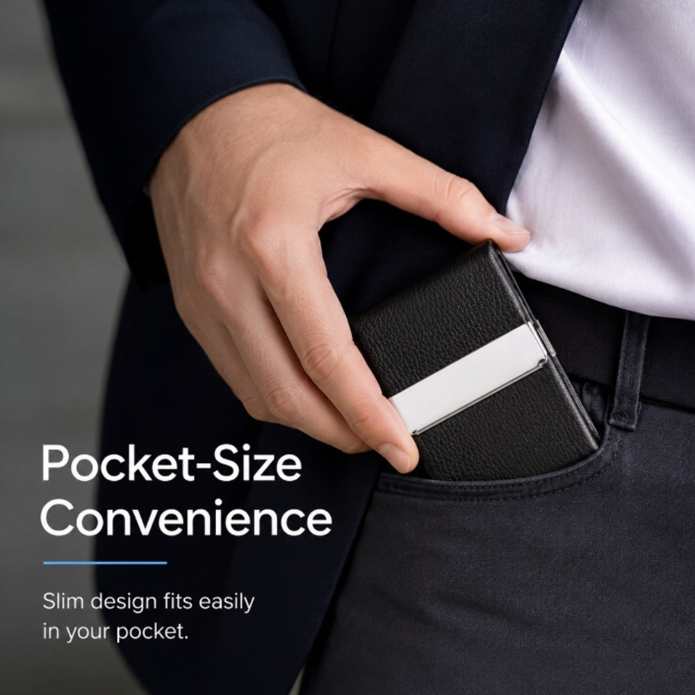 Slim PU Leather Card Holder Wallet | TIKA