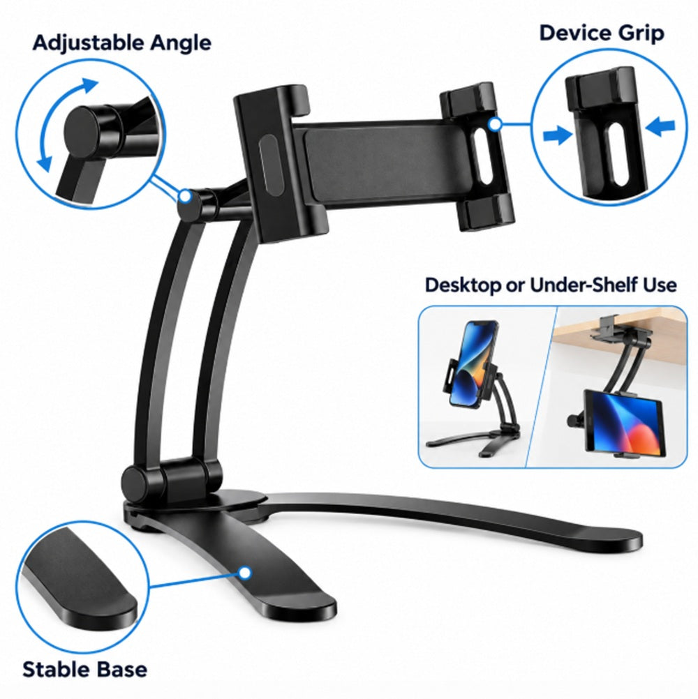 Adjustable Wall & Desktop Phone & Tablet Holder | TIKA