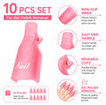 10-Pack Gel Nail Polish Soak-Off Clips | TIKA