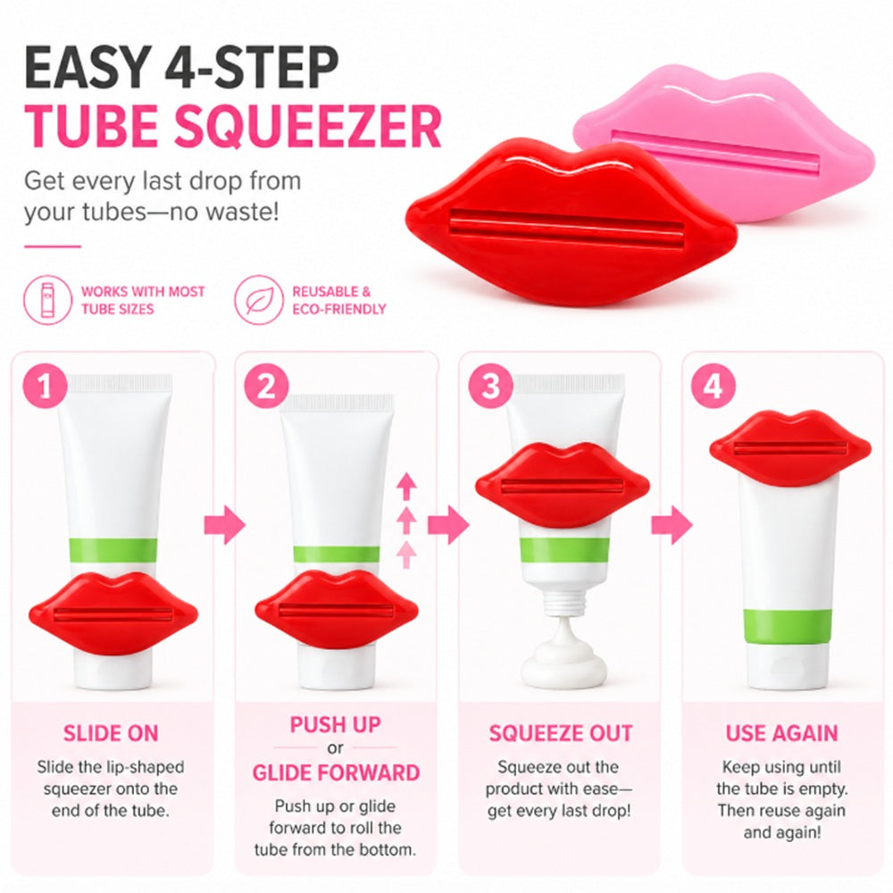 4-Pack Roller Toothpaste Tube Squeezers | TIKA