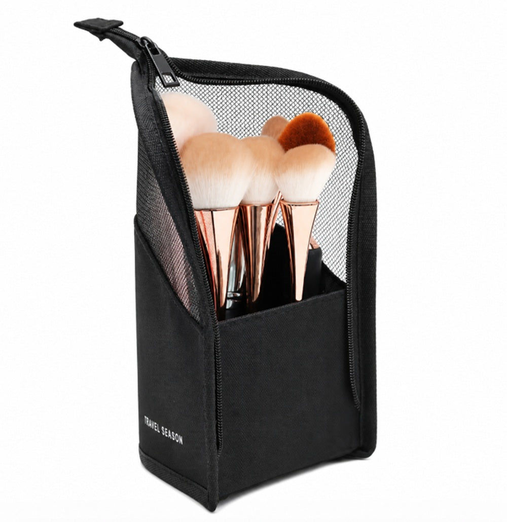 Clear Waterproof Travel Makeup Brush Holder | TIKA
