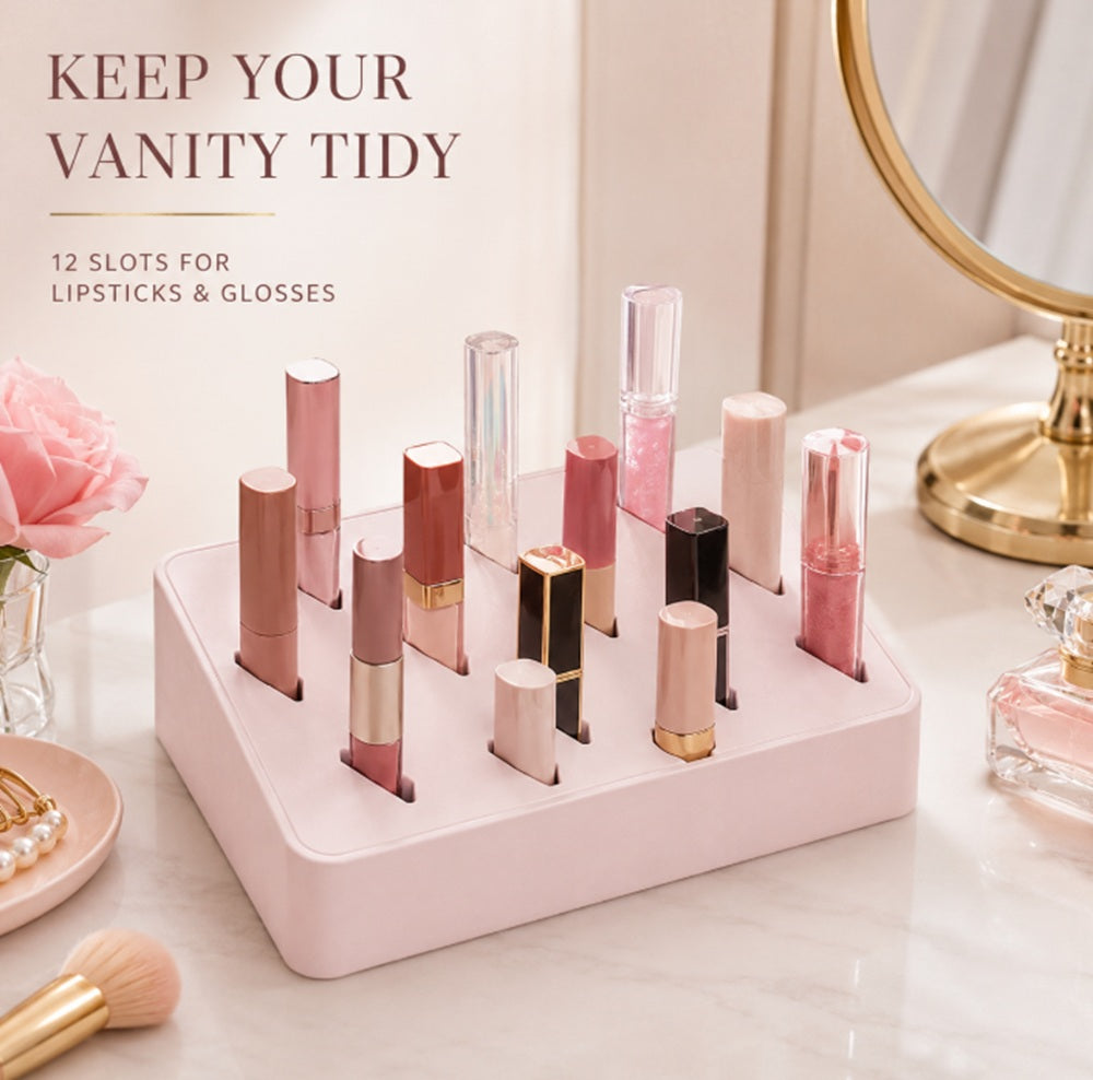 Silicone Lipstick & Lip Gloss Organizer Stand | TIKA