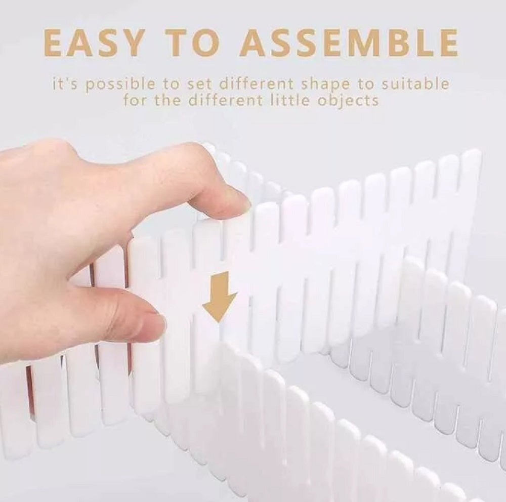 8-Pack Adjustable Drawer Dividers | TIKA