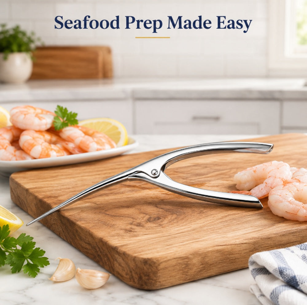 Stainless Steel Shrimp Deveiner & Prawn Peeler – TIKA