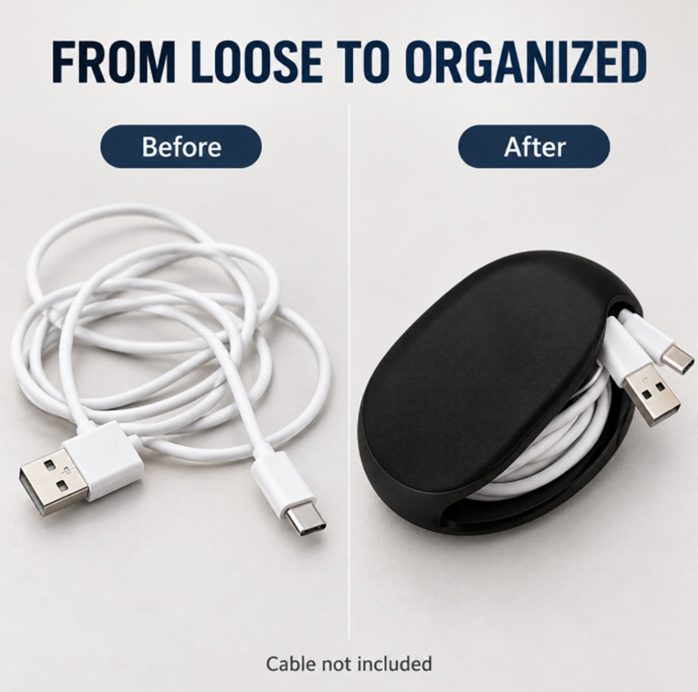 1-Pack Automatic Earphone Cable Winder | TIKA