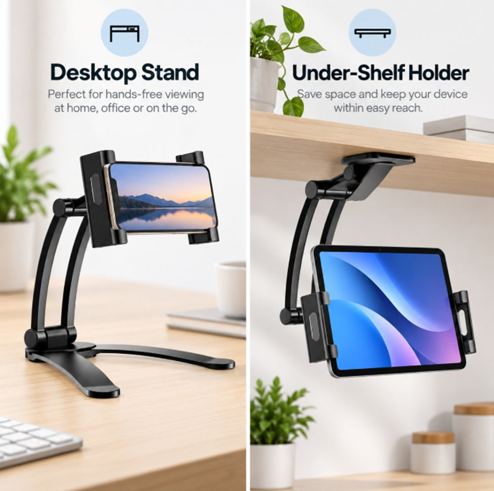 Adjustable Wall & Desktop Phone & Tablet Holder | TIKA