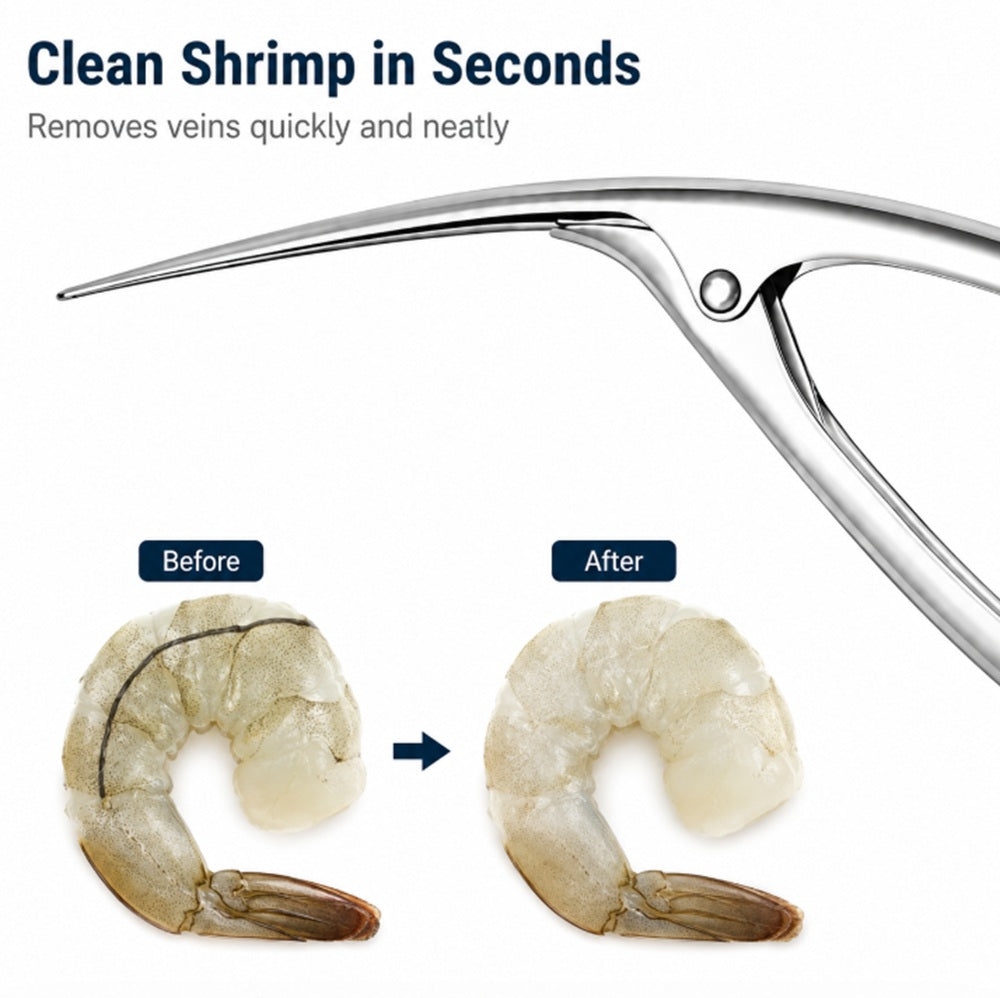 Stainless Steel Shrimp Deveiner & Prawn Peeler – TIKA
