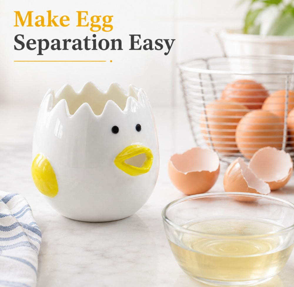 Ceramic Chicken Egg Yolk Separator for Baking | TIKA