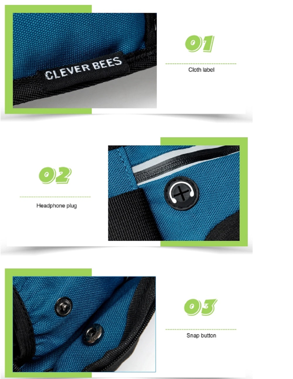 Adjustable Water-Resistant Running Belt | TIKA