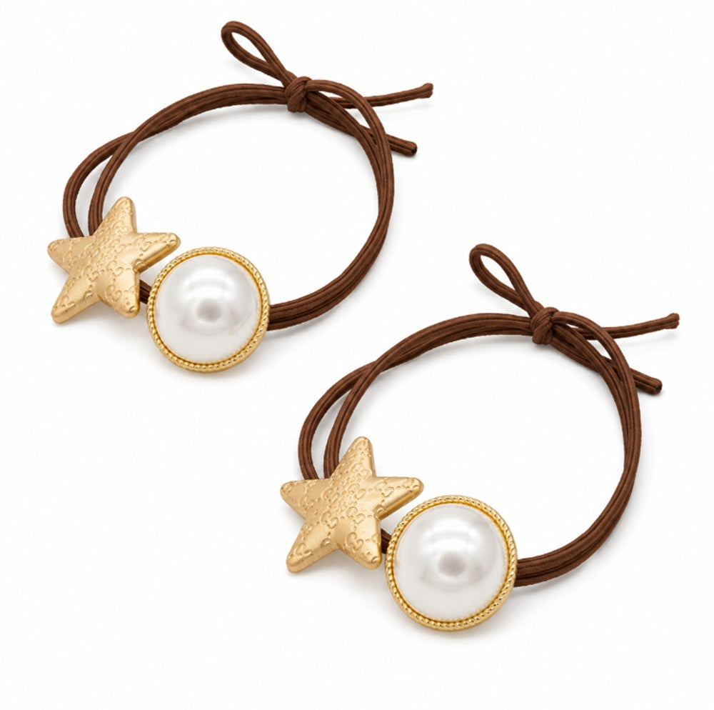 2-Pack No-Crease Elastic Hair Ties for Women & Girls | TIKA