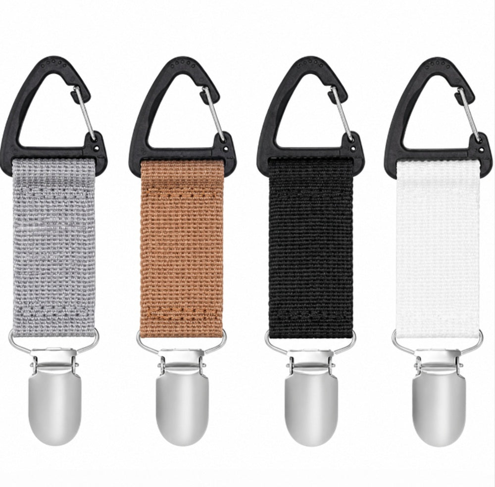 4-Pack Elastic Travel Hat Clips | TIKA