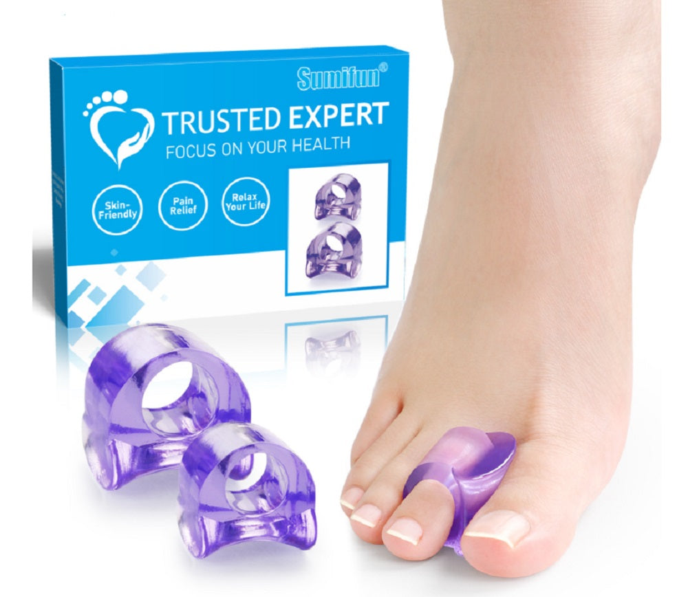 4-Pair Reusable Gel Toe Separators | TIKA