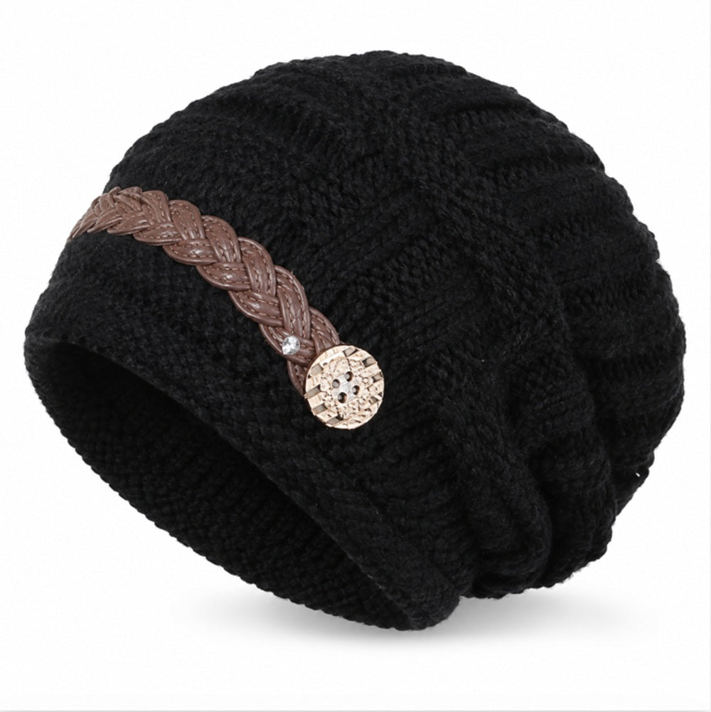 Women's Bubble Knit Slouchy Beanie Winter Hat | TIKA