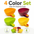 4-Pack Clip-On Dip Bowls for Plates | TIKA