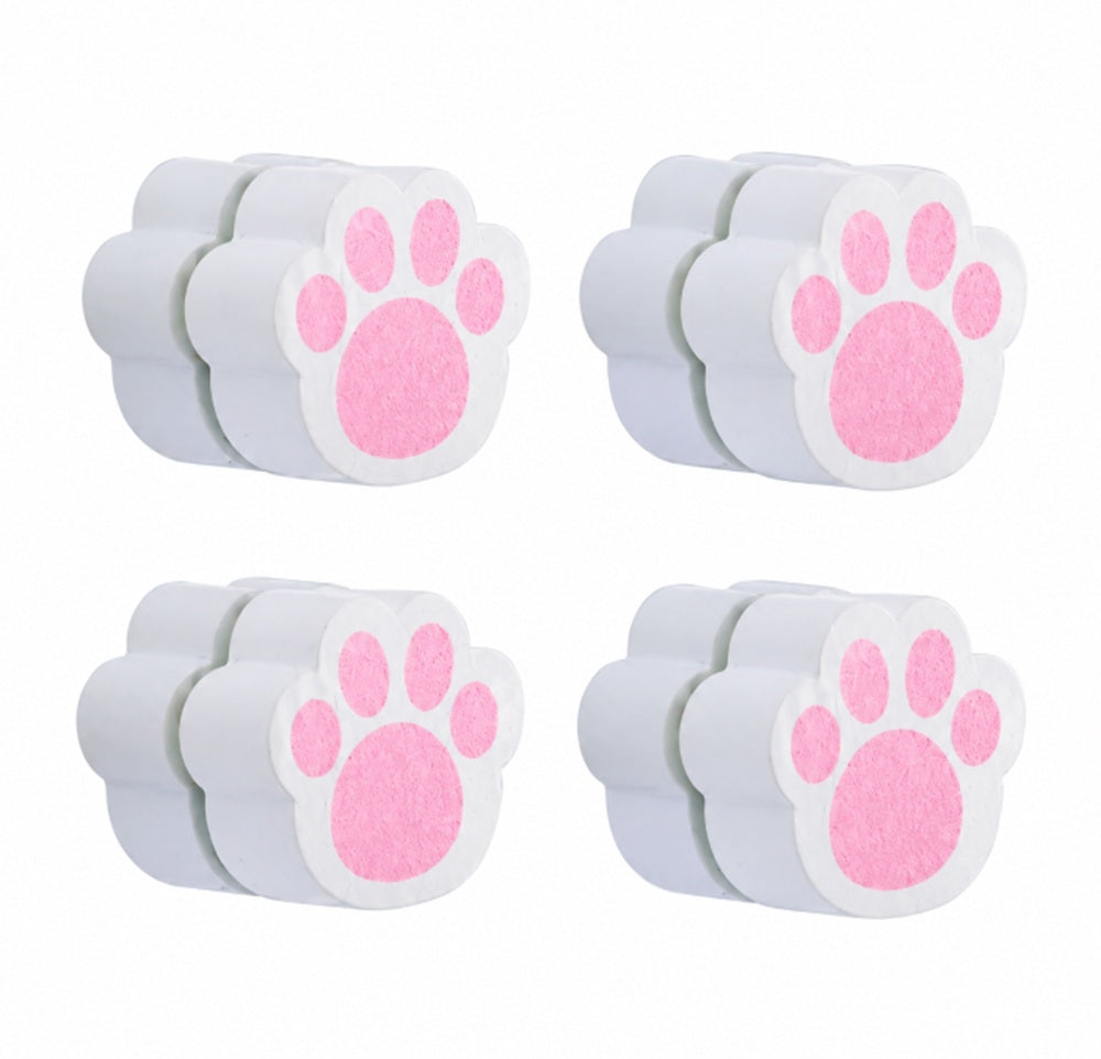 4-Pack Cat Paw Glass & Mirror Cleaning Sponges | TIKA