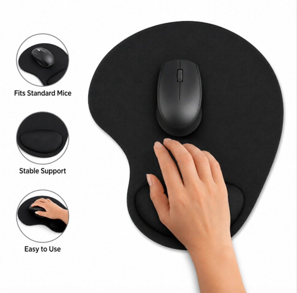 Thin Ergonomic Mouse Pad with Wrist Support | TIKA