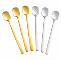 6-Pack 5.7-Inch Stainless Steel Iced Tea & Coffee Spoons | TIKA