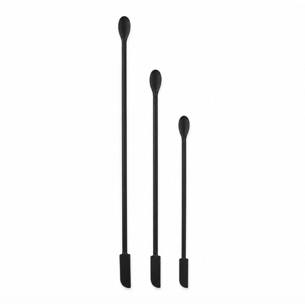 3-Piece Silicone Jar & Bottle Scraper Spatula Set | TIKA