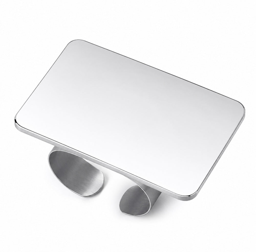 Stainless Steel Makeup Mixing Palette & Spatula | TIKA
