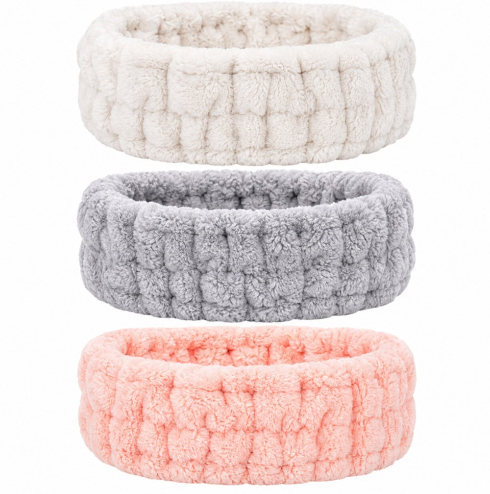 3-Pack Microfiber Spa Headbands for Women | TIKA