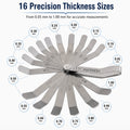 16-Blade Feeler Gauge for Gap & Clearance Measuring | TIKA