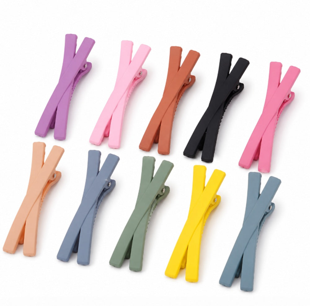 10-Piece Colorful Hair Clip & Barrette Set | TIKA