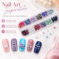 12-Grid Nail Rhinestone Kit for 3D Nail Art | TIKA