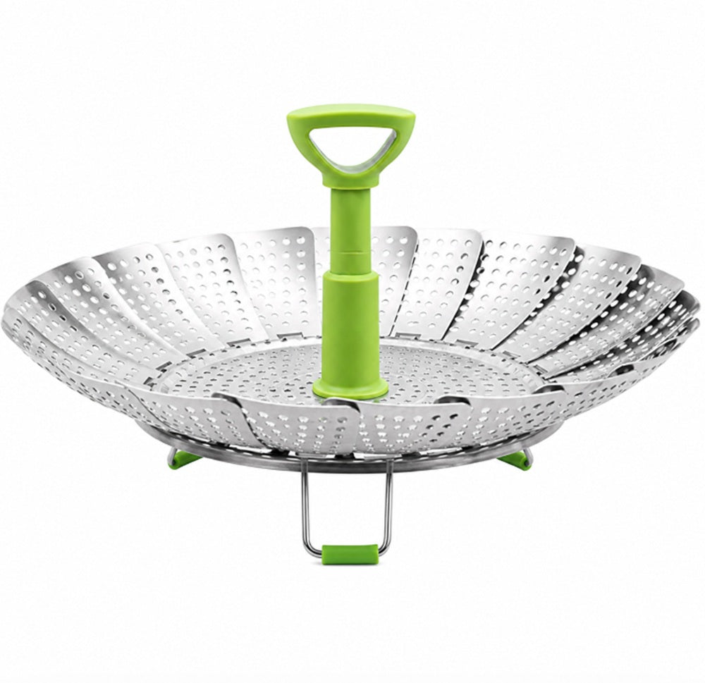 5.5–9 in Folding Stainless Steel Steamer Basket | TIKA