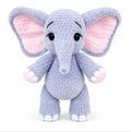 Elephant Crochet Kit for Beginners with Yarn & Supplies – TIKA