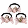 3-Pack Elastic Ponytail Hair Ties for Women & Girls | TIKA