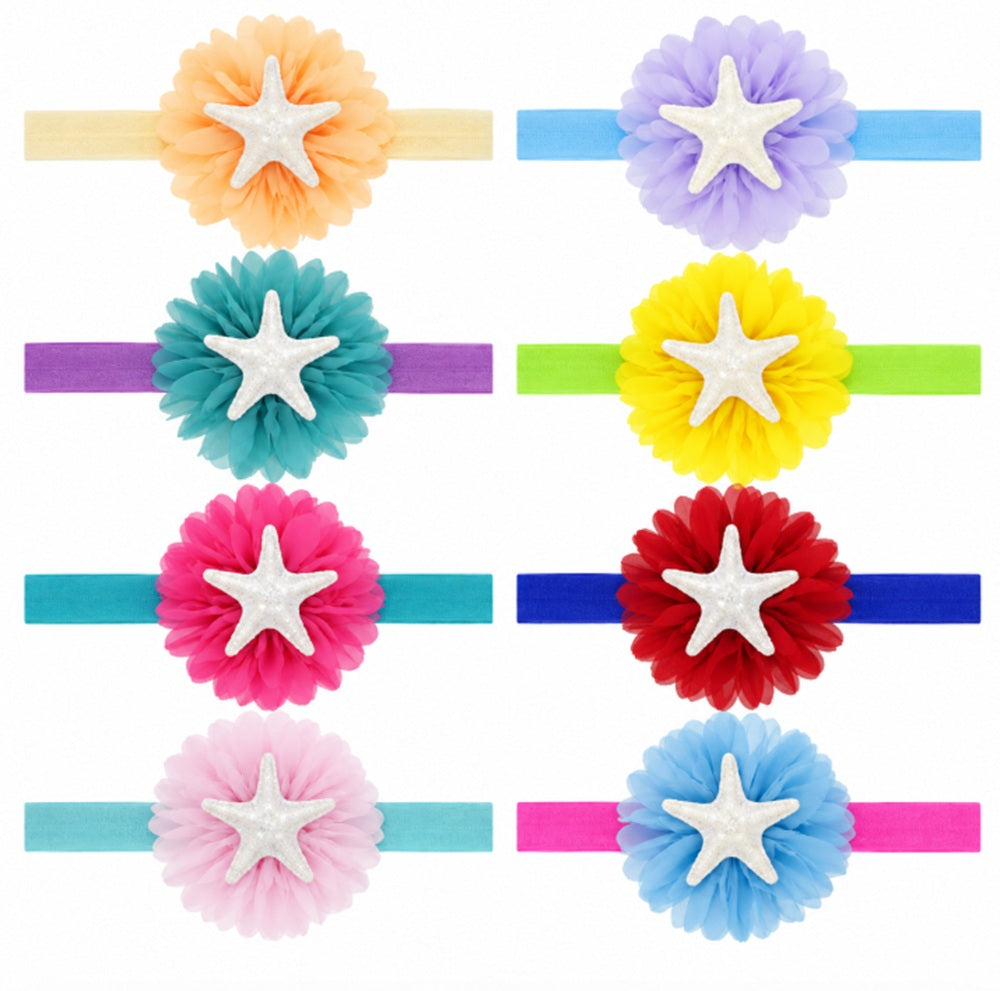 8-Pack Baby Girl Lace, Bow & Flower Headbands | TIKA