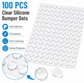 100-Pack Silicone Cabinet Door Bumper Pads | TIKA