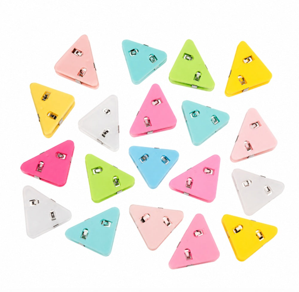 20-Pack Triangle Corner Bookmarks & Page Clips | TIKA