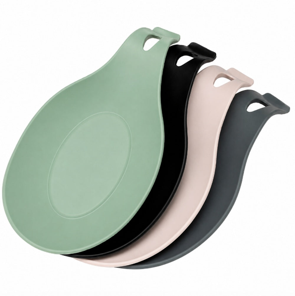 4-Pack BPA-Free Silicone Spoon Rest Set for Stove & Countertop | TIKA