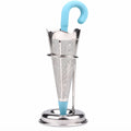 Umbrella Tea Infuser with Stainless Steel Mesh & Silicone Drip Tray | TIKA