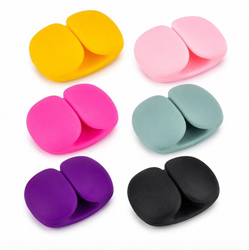 6-Pack Silicone Cable Organizer Clips | TIKA