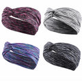 4-Pack Women's Elastic Turban Sports Headbands | TIKA