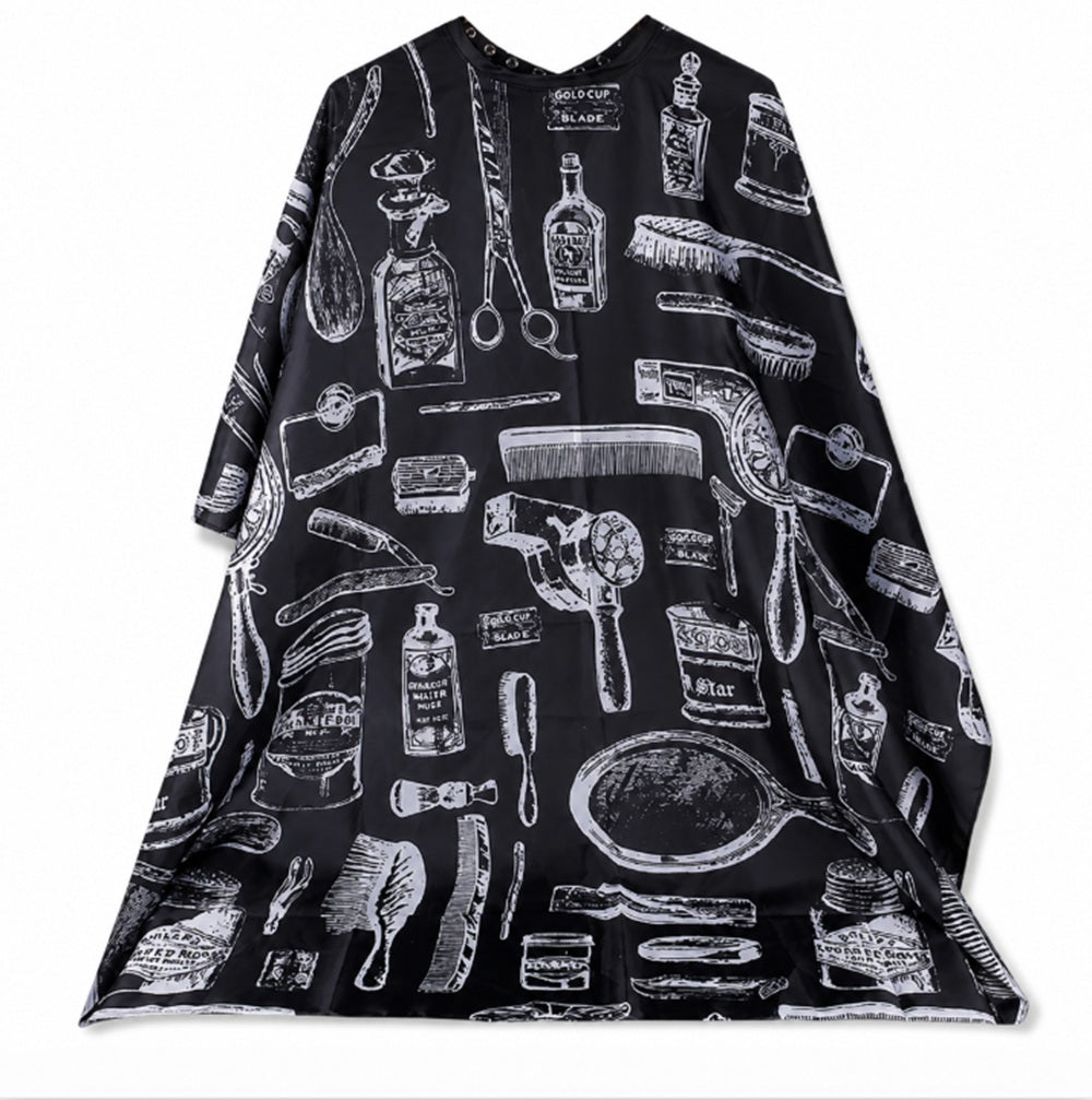 Waterproof Barber Cape with Adjustable Snap Closure | TIKA