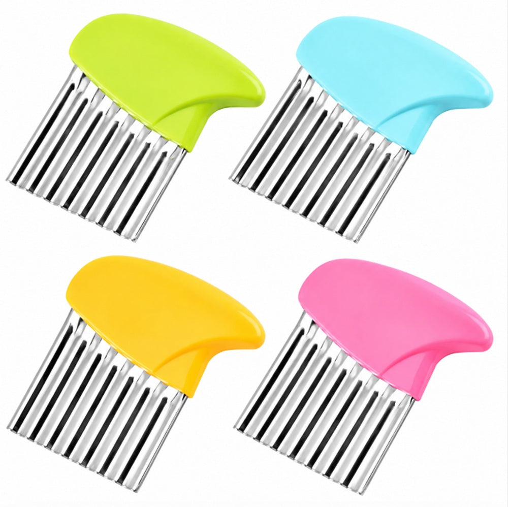 4-Pack Stainless Steel Crinkle Cutter Set | TIKA