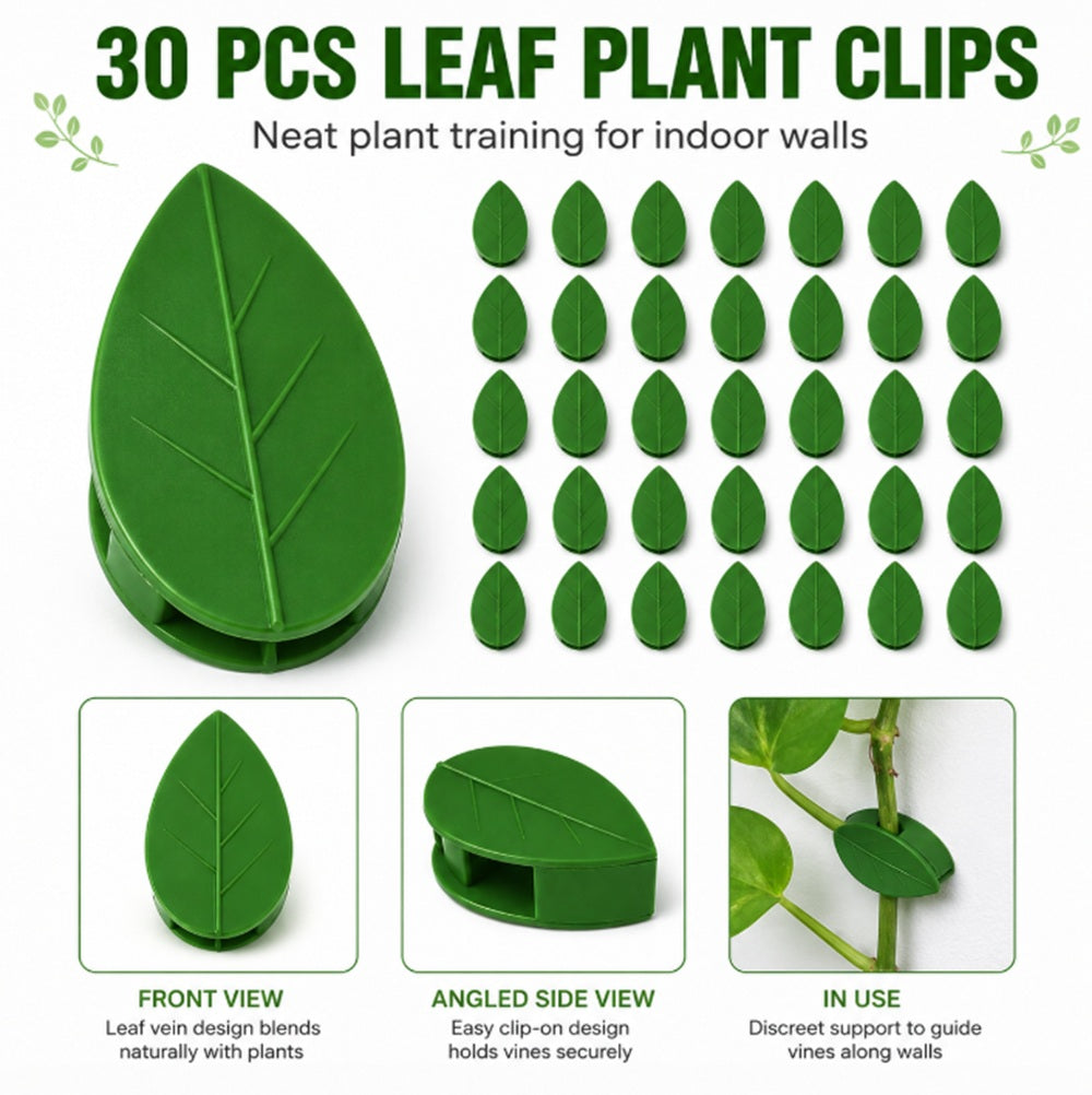 30-Pack Self-Adhesive Plant Climbing Wall Clips | TIKA