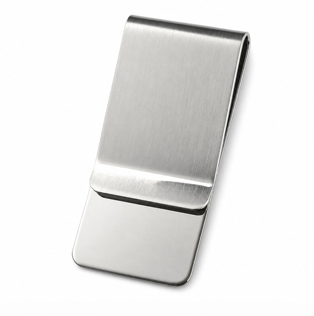 2-Pack Slim Stainless Steel Money Clips – Silver | TIKA