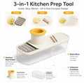 3-in-1 Mini Ginger & Garlic Slicer with Guard | TIKA