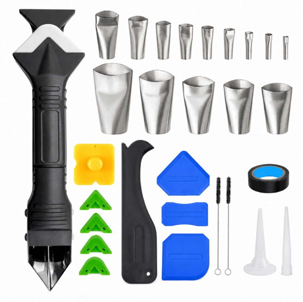 30-Piece Caulking Finisher Nozzle Set | TIKA