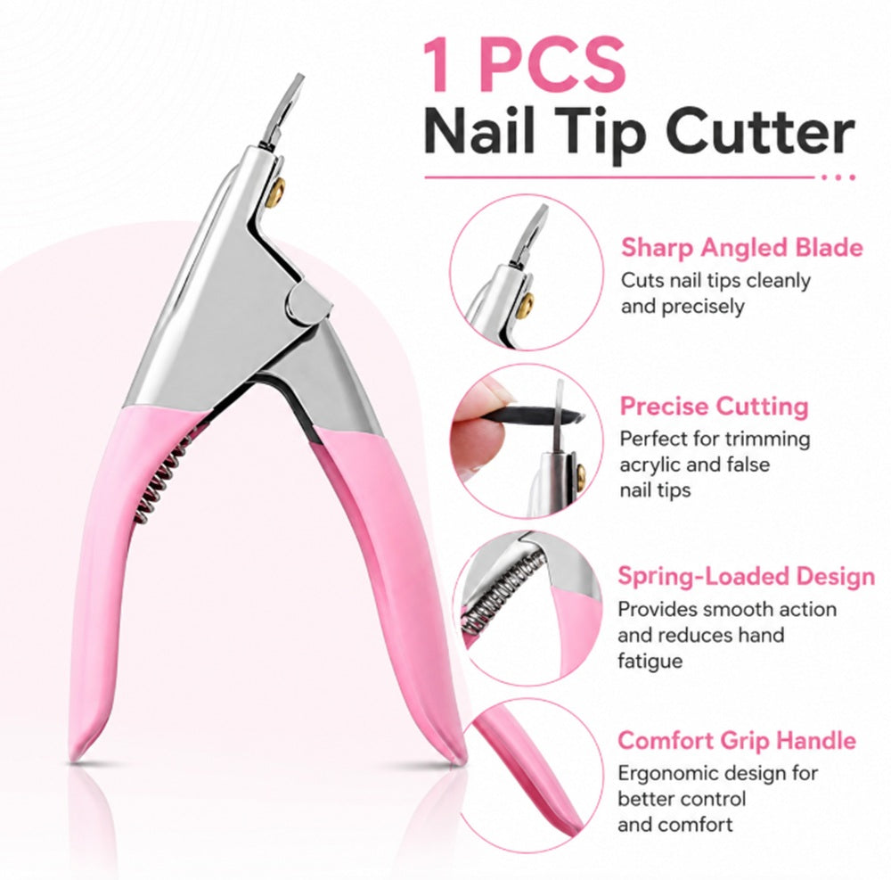 Acrylic Nail Tip Cutter with U-Shaped Edge | TIKA