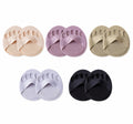 5-Pair No-Show Toe Topper Forefoot Socks | TIKA