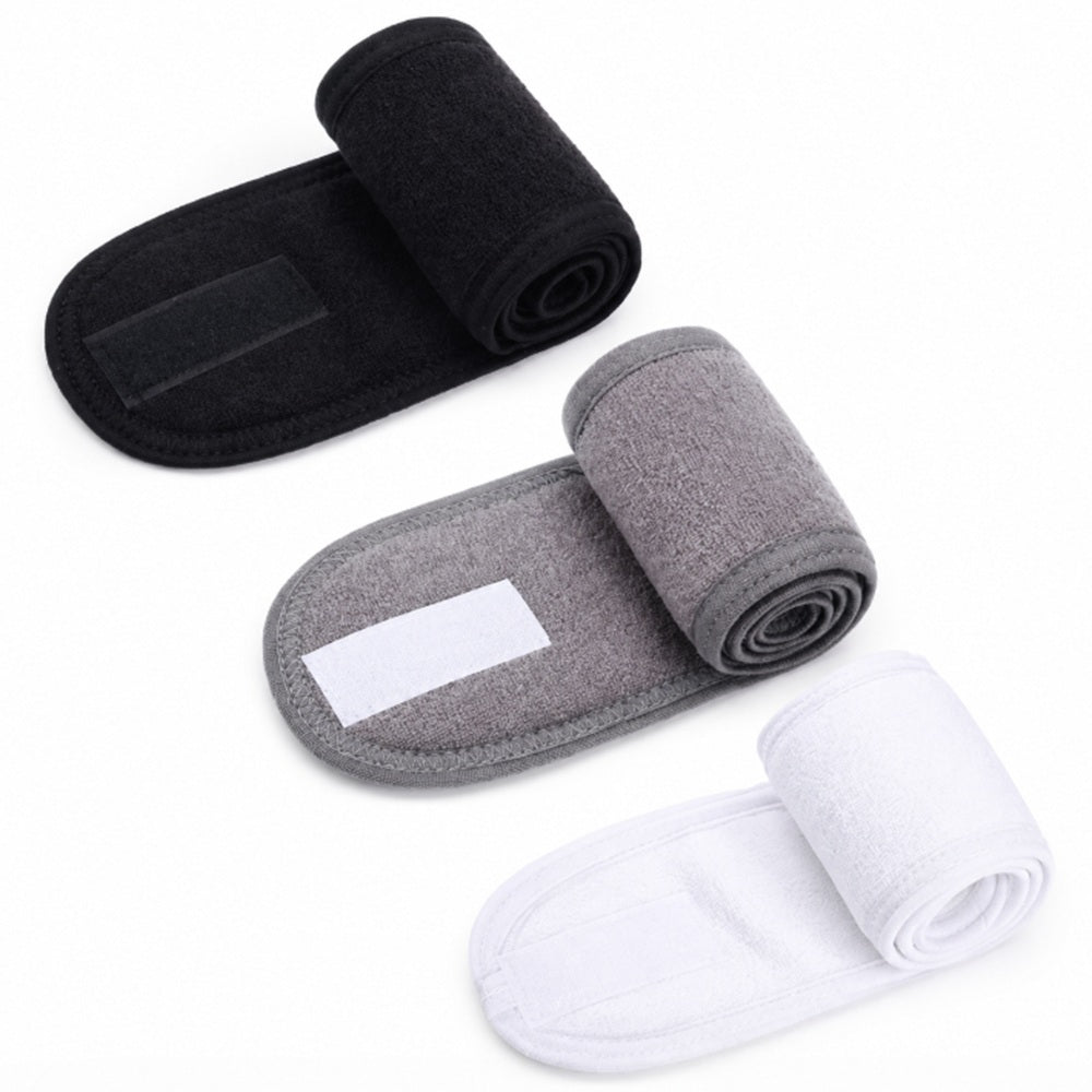 3-Pack Stretchable Spa Facial Headbands | TIKA
